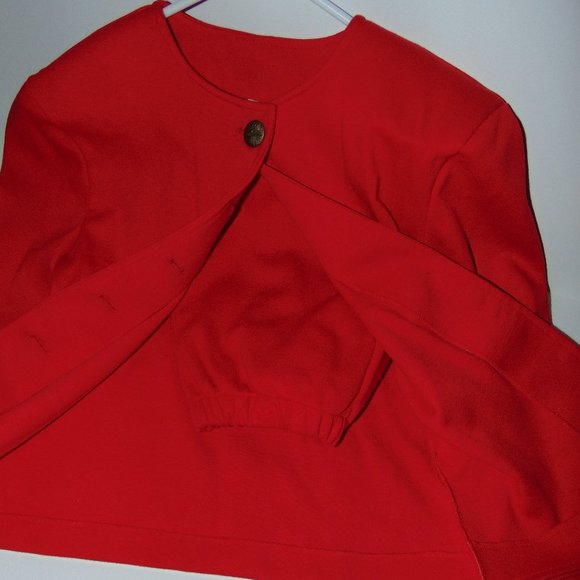 MODA International VS - Red Knit Power Suit - Size S - Picture 6 of 9
